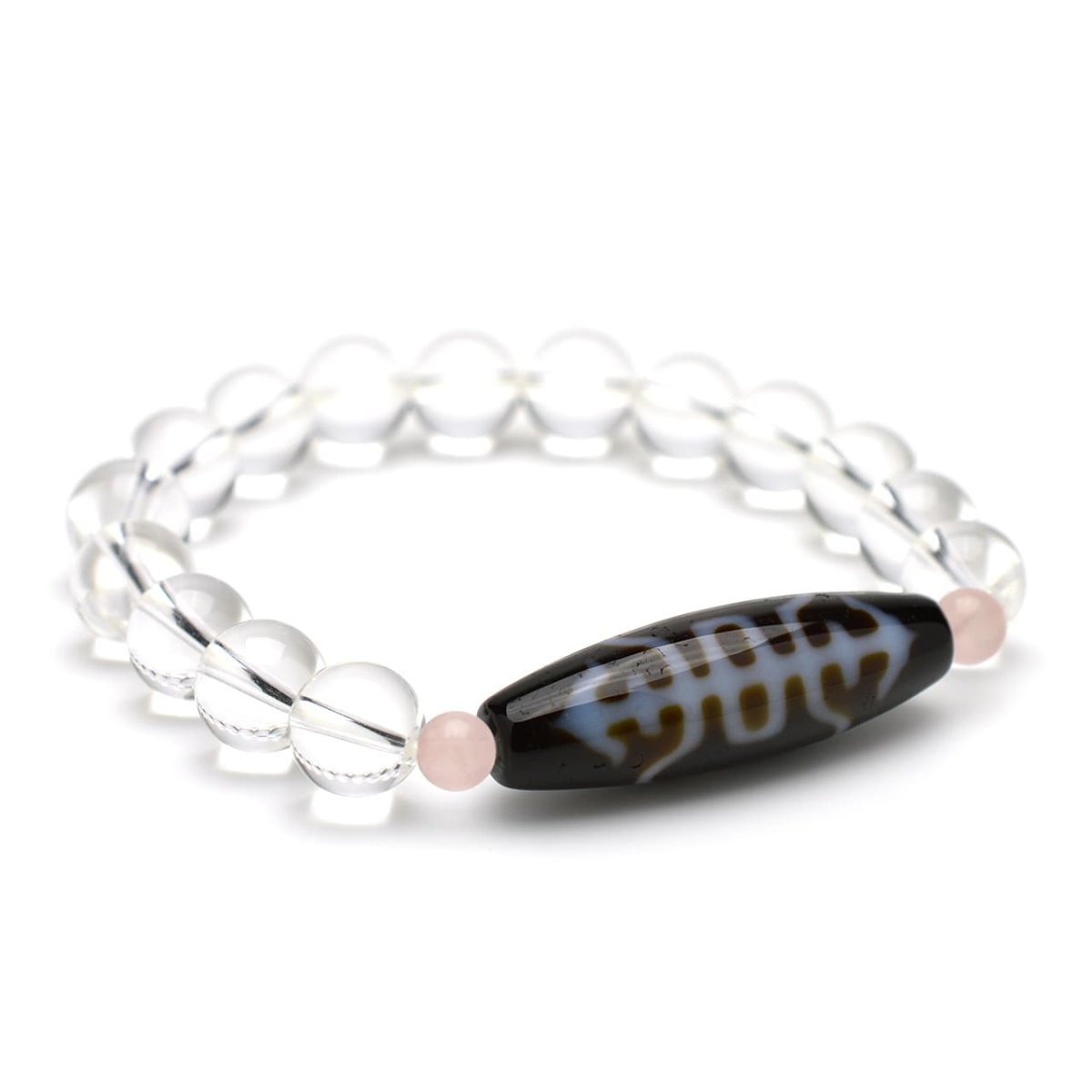 画像3: 福寿天珠・水晶 - 10mm玉、サイズ15、17cm (3)