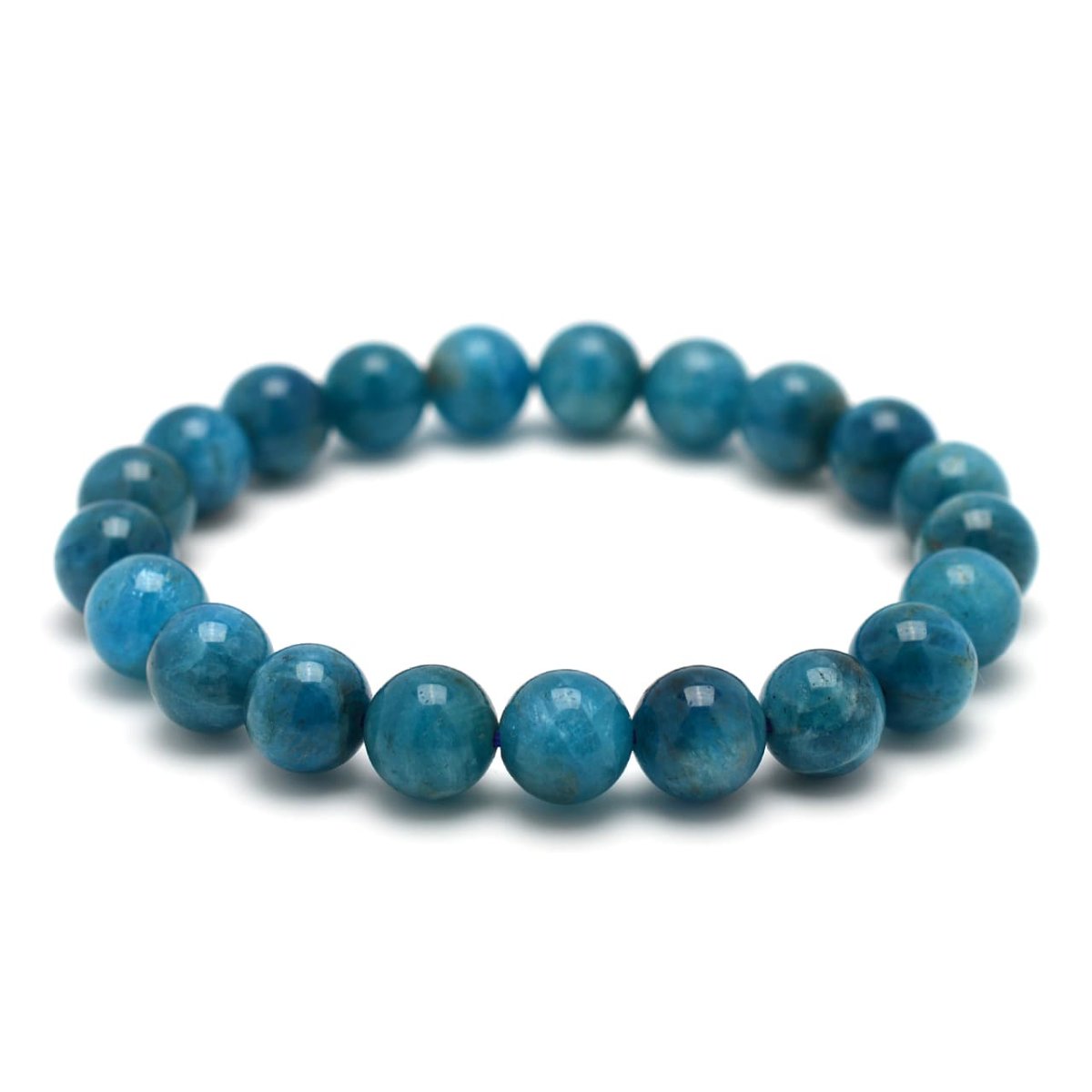 画像2: アパタイト - 9~10mm玉、サイズ17cm (2)