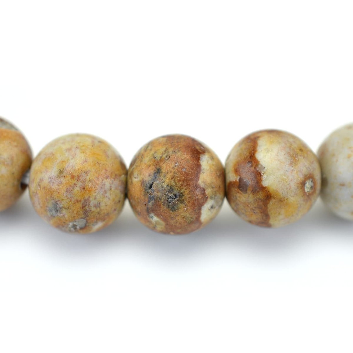 画像4: 姫川薬石 - 8mm玉、サイズ15、17cm (4)