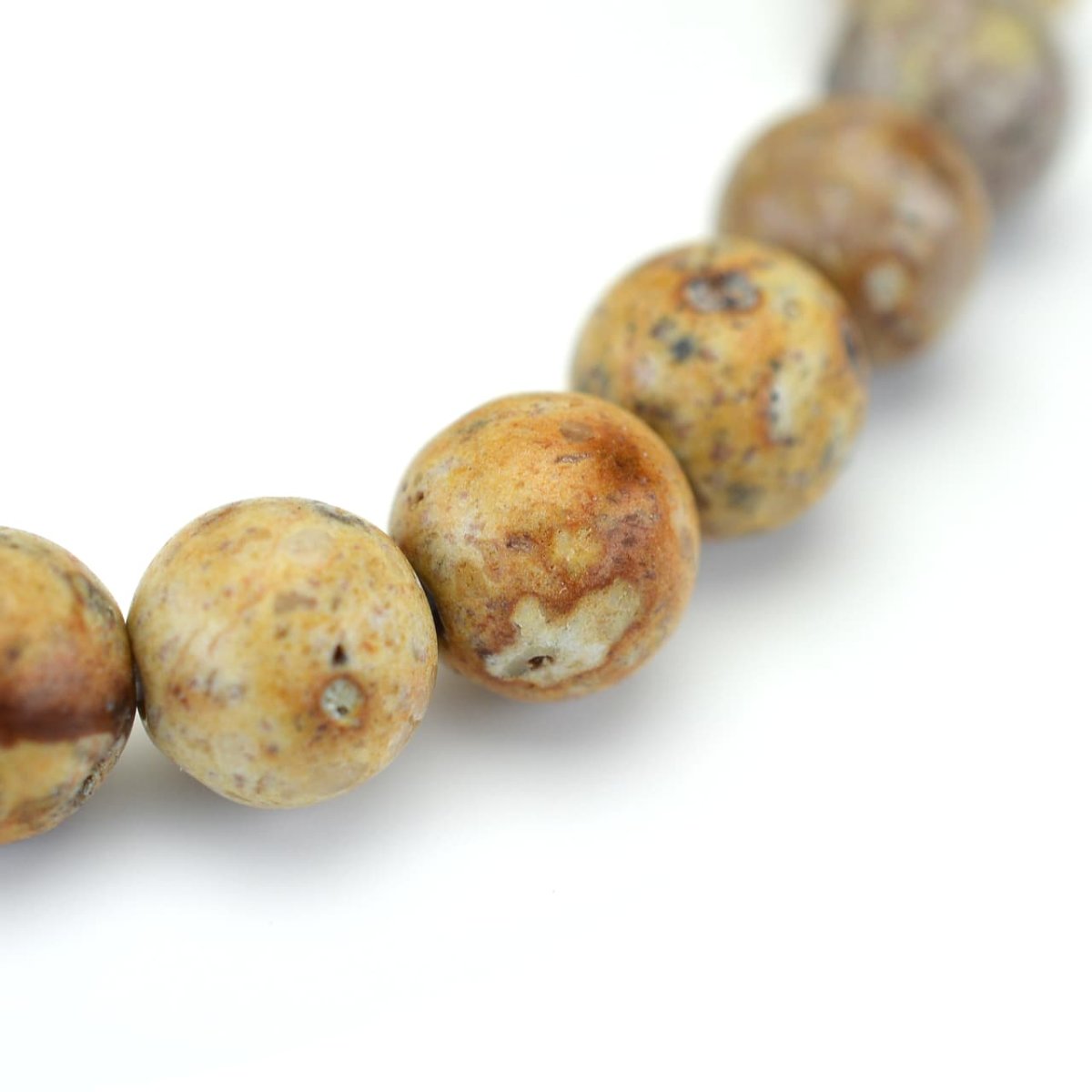 画像5: 姫川薬石 - 8mm玉、サイズ15、17cm (5)