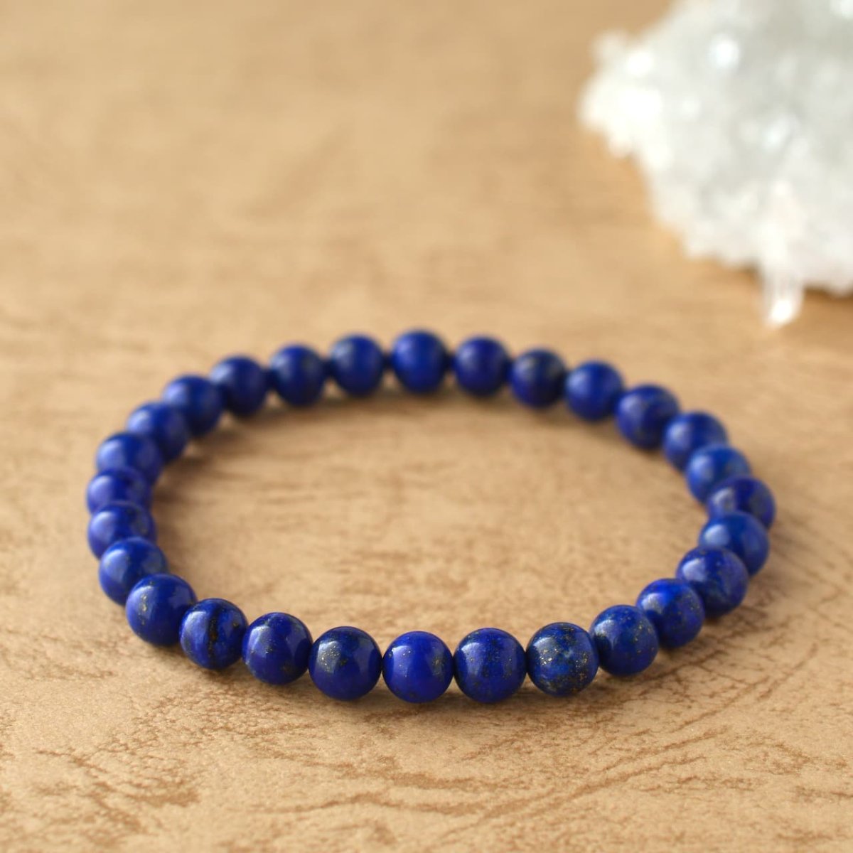 画像7: ラピスラズリ(瑠璃)(4Aランク) - 6mm玉、サイズ15、17cm (7)