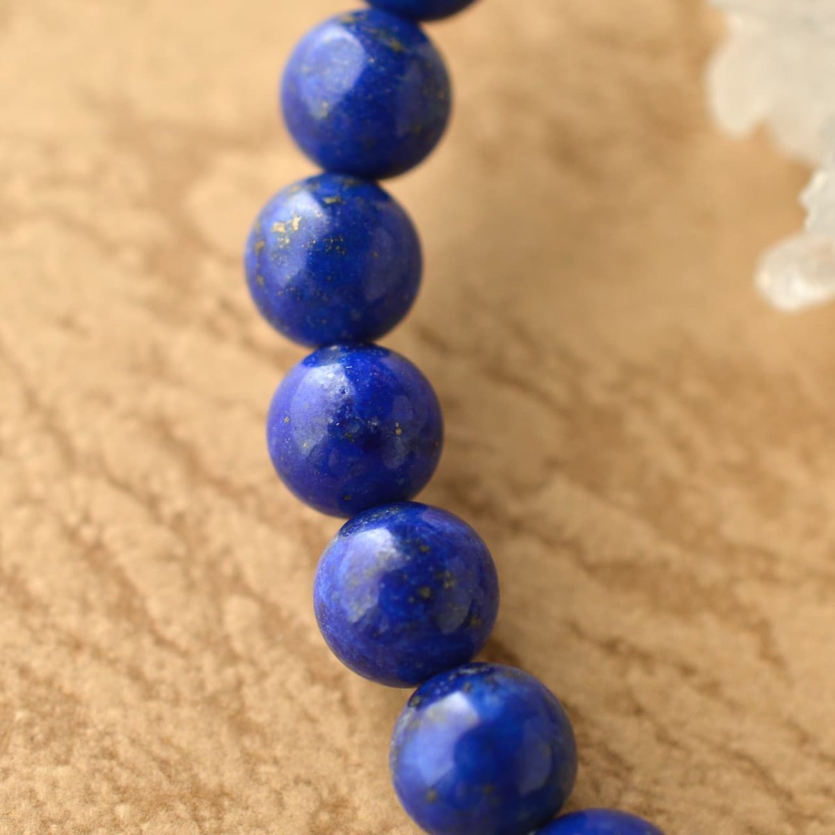 画像9: ラピスラズリ(瑠璃)(4Aランク) - 6mm玉、サイズ15、17cm (9)
