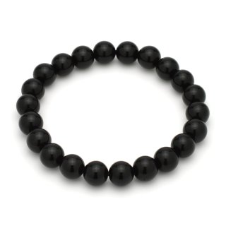 モリオン(黒水晶)(5Aランク) - 10mm玉、サイズ15、17cm | 天然石