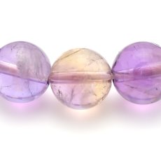 画像4: 天然アメトリン(紫黄水晶) - 10mm玉、サイズ16.5cm (4)