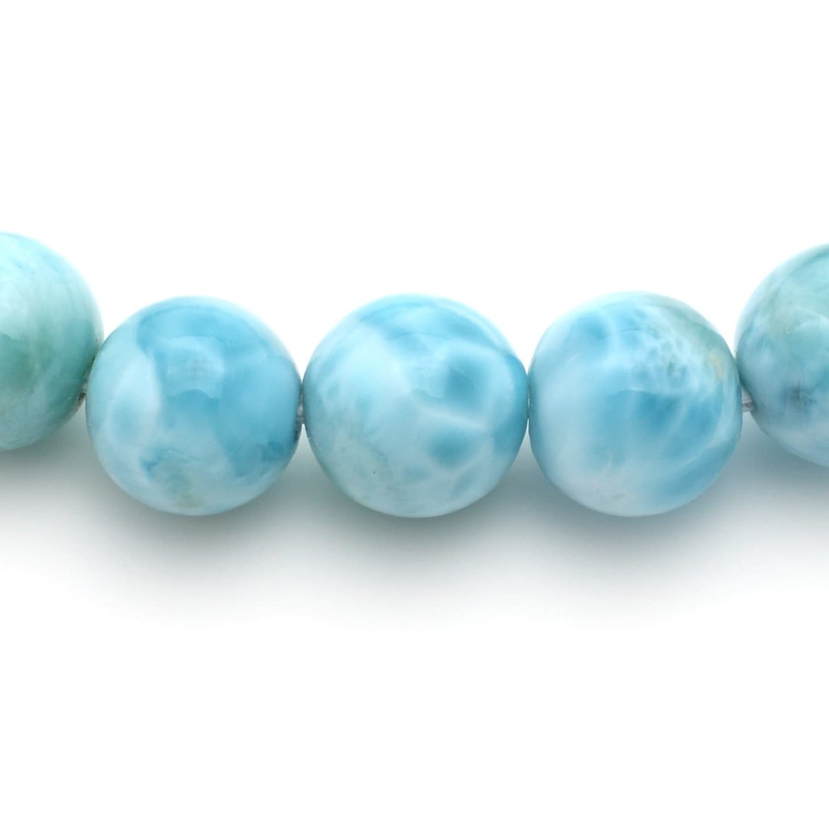 画像3: ラリマー(3Aランク) - 8mm玉、サイズ15cm (3)