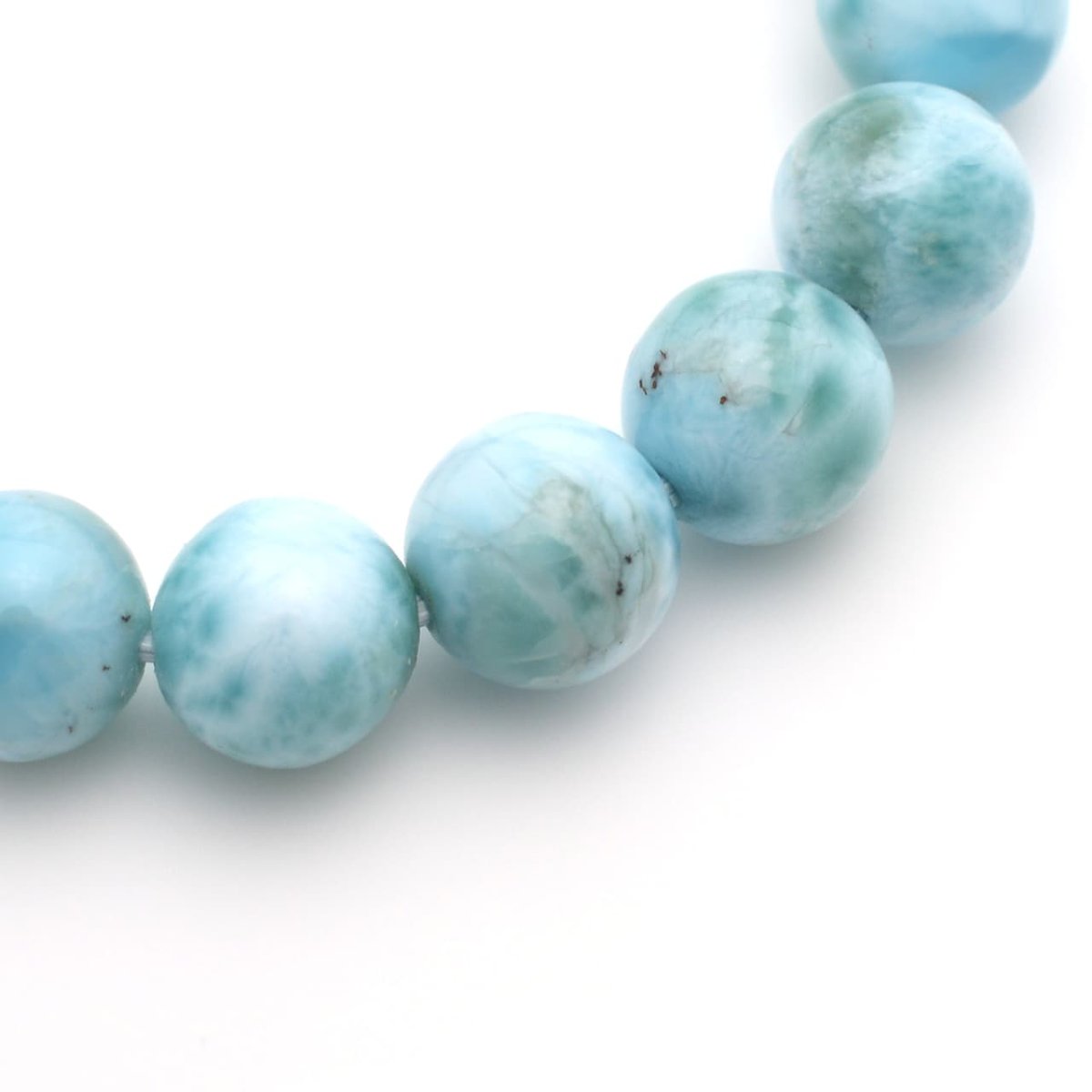 画像5: ラリマー(3Aランク) - 8.5mm玉、サイズ15cm (5)