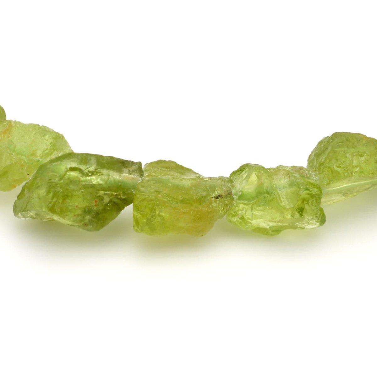 画像4: ペリドット(2Aランク) - ラフロックタンブル型、サイズ15cm (4)