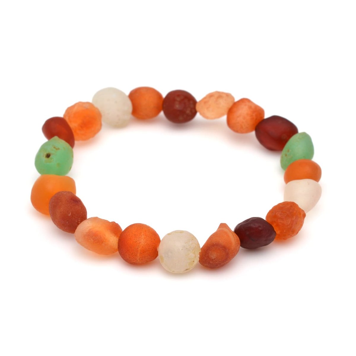 画像2: ゴビアゲート(ゴビ瑪瑙) - ラフロックタンブル型、サイズ15cm (2)