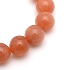 画像6: オレンジムーンストーン(3Aランク) - 8mm玉、サイズ15cm (6)