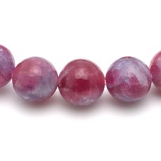 画像3: ピンクトルマリンシリカ - 8mm玉、サイズ15.5cm (3)