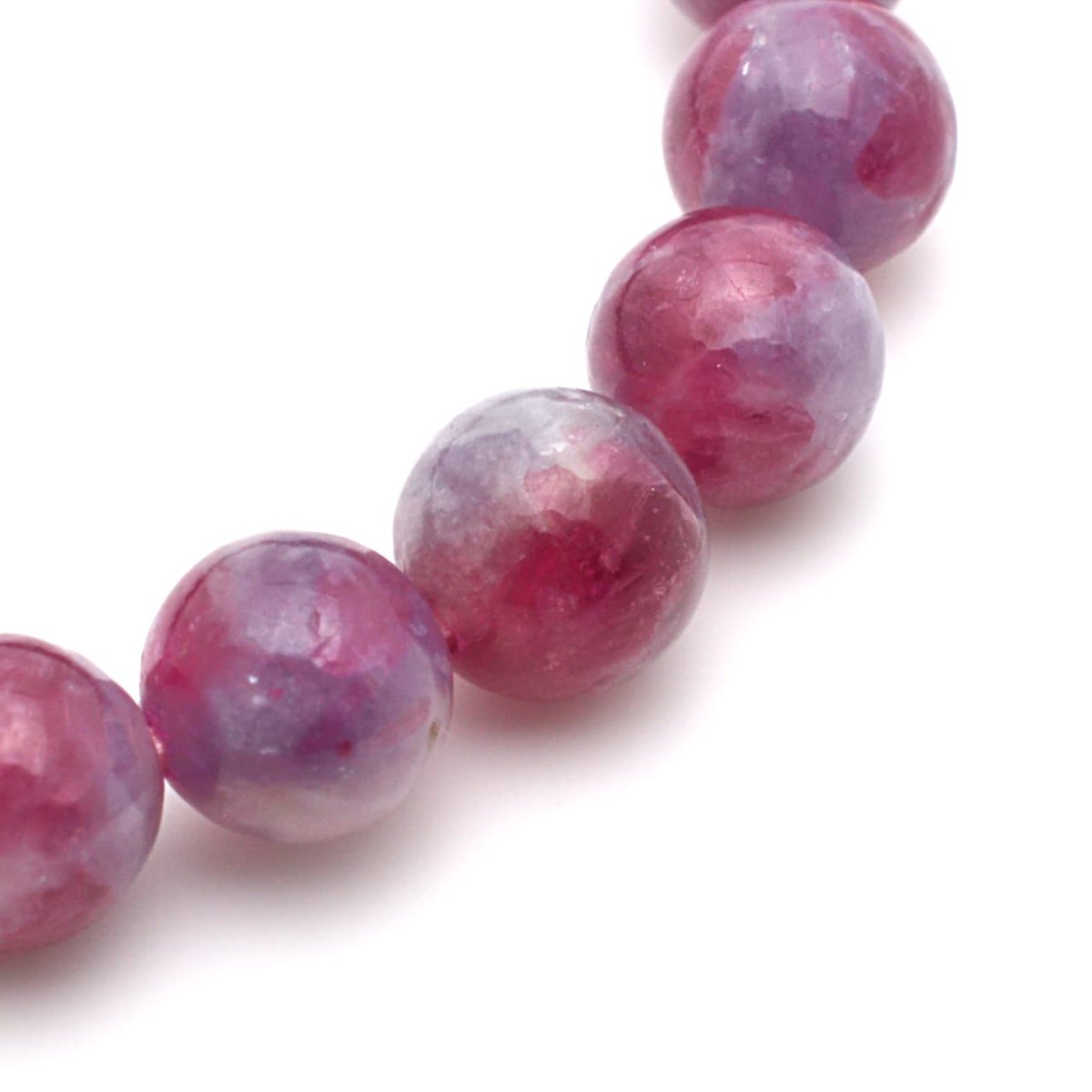 画像6: ピンクトルマリンシリカ - 8mm玉、サイズ15.5cm (6)