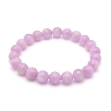 画像1: ミルキークンツァイト(3Aランク) - 8mm玉、サイズ15cm (1)