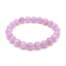 画像2: ミルキークンツァイト(3Aランク) - 8mm玉、サイズ15cm (2)