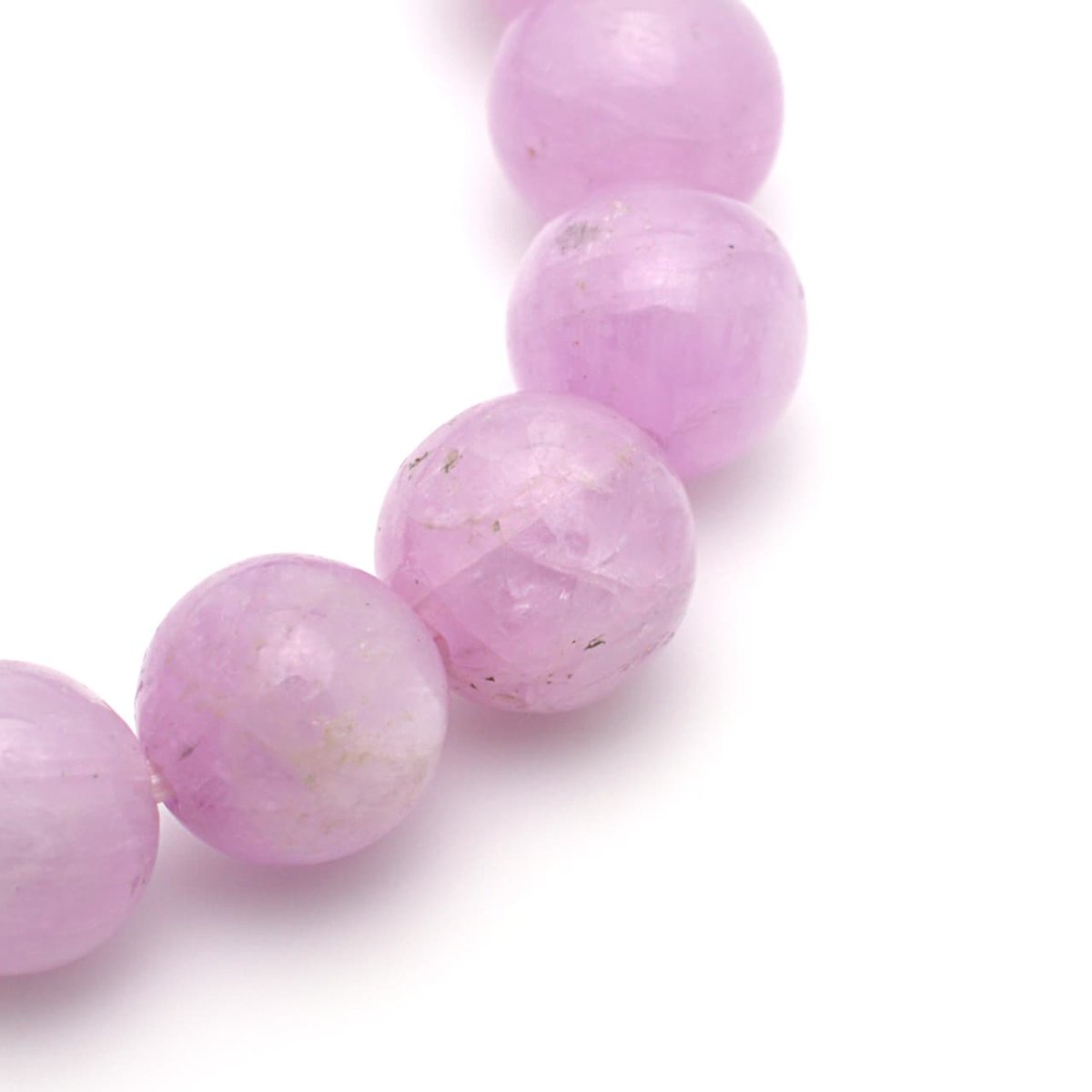 画像6: ミルキークンツァイト(3Aランク) - 8mm玉、サイズ15cm (6)