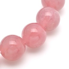画像5: マダガスカルローズクォーツ(紅水晶)(3Aランク) - 9mm玉、サイズ15cm (5)