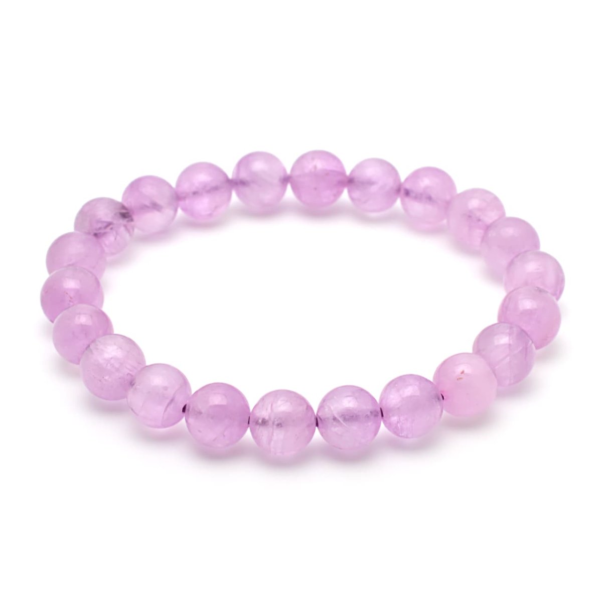 画像1: クンツァイト - 8mm玉、サイズ15cm (1)