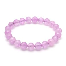 画像1: クンツァイト - 8mm玉、サイズ15cm (1)