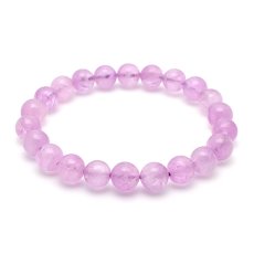 画像2: クンツァイト - 8mm玉、サイズ15cm (2)