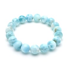 画像2: ラリマー(3Aランク) - 10mm玉、サイズ15.5cm (2)