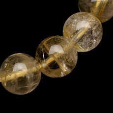 画像5: ゴールドタイチンルチルクォーツ - 9mm玉、サイズ16cm (5)
