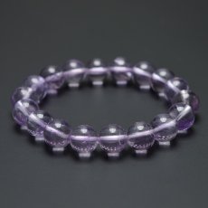 画像5: ラベンダーアメジスト(紫水晶) - 10mm玉、サイズ15cm (5)
