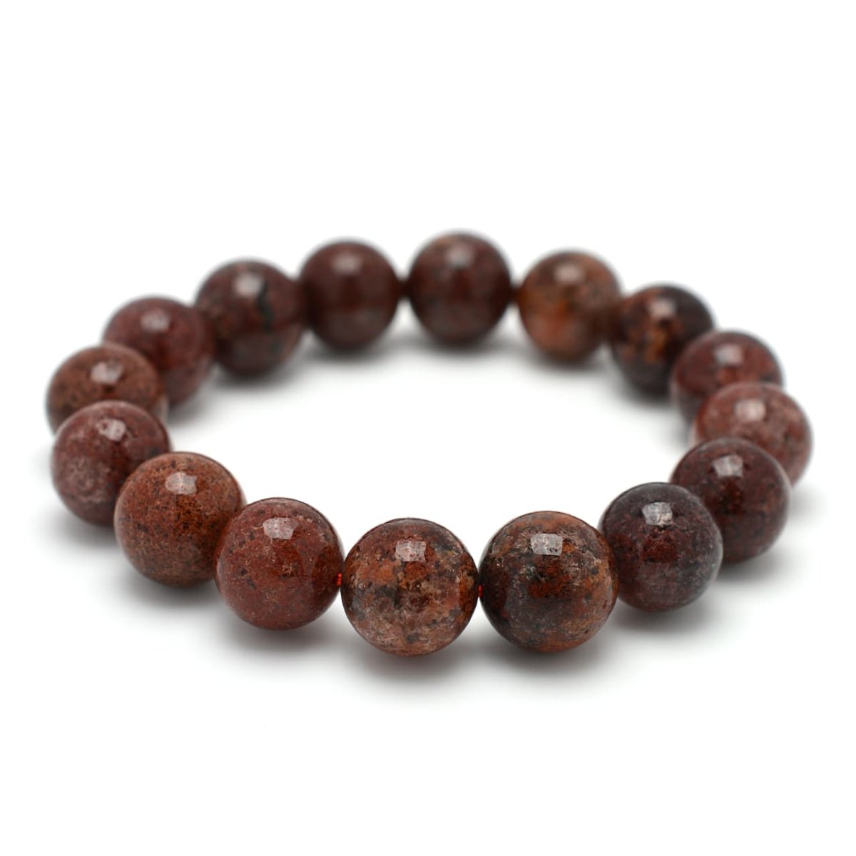 画像2: レッドガーデンクォーツ - 13~14mm玉、サイズ17cm (2)