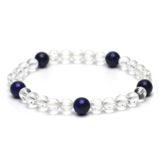 クリソコラ(グリーン系)、ラピスラズリ - 10mm玉、サイズ16cm | 天然石