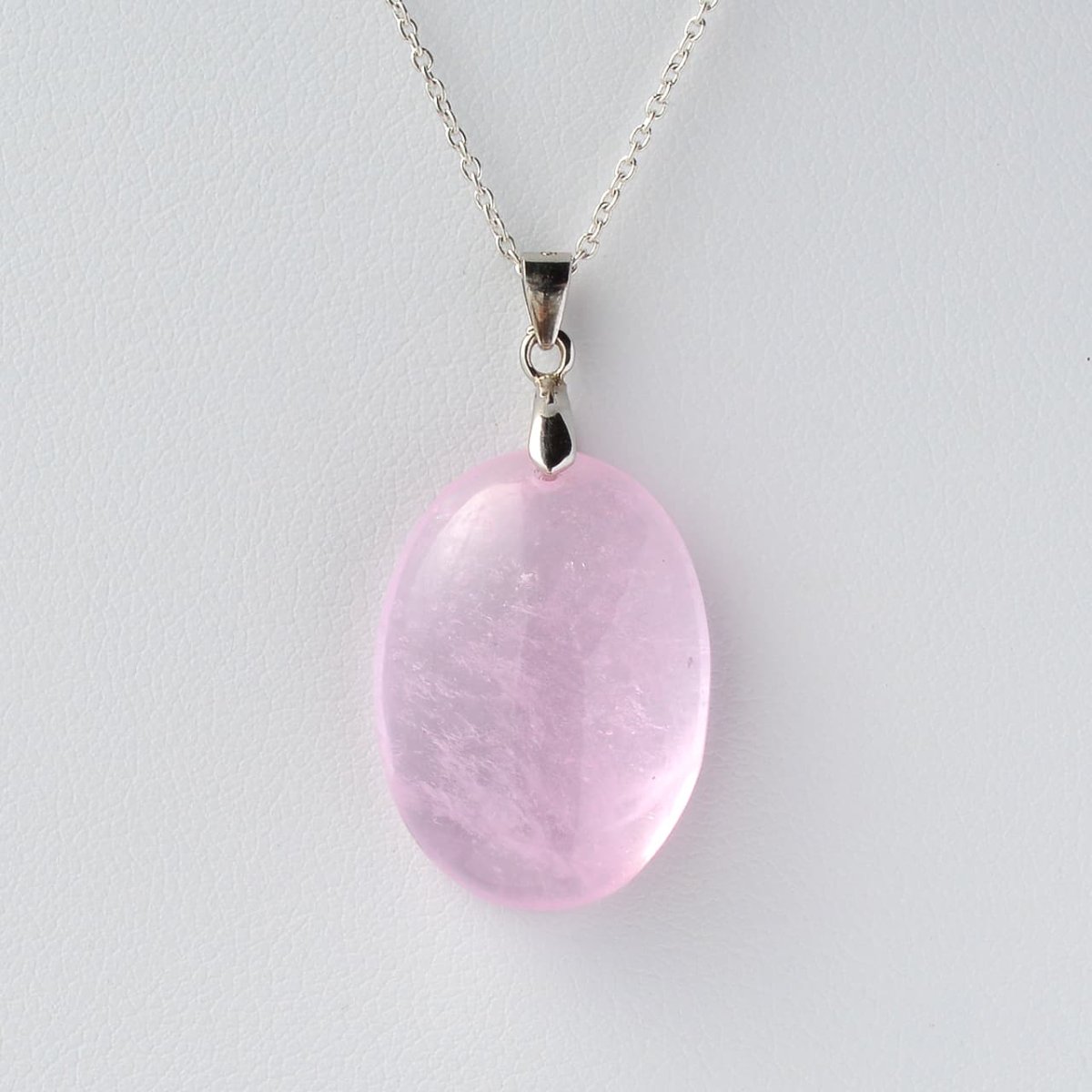 画像3: モルガナイト  - 約6.5g、シルバー925あずきチェーン45cm【ケース付】 (3)