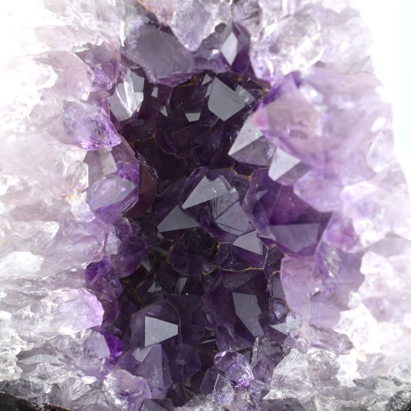 アメジスト(紫水晶)クラスター - 約495g【台座付】 | 天然石置物類のご