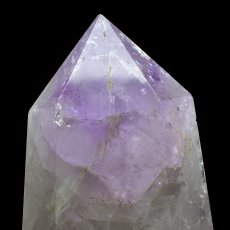 画像6: アメジスト(紫水晶)ポイント六角柱 - 約16cm【台座付】 (6)