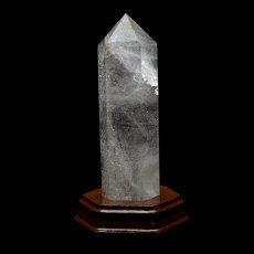 画像3: 水晶ポイント六角柱 - 約14cm【台座付】 (3)