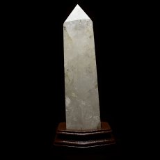 画像2: 水晶ポイント六角柱 - 約22.5cm【台座付】 (2)
