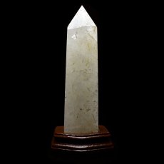 画像4: 水晶ポイント六角柱 - 約22.5cm【台座付】 (4)
