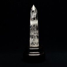画像2: 水晶ポイント六角柱 - 約12.3cm【台座付】 (2)