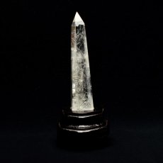 画像2: 水晶ポイント六角柱 - 約13.3cm【台座付】 (2)
