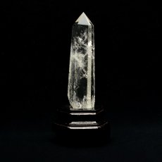 画像3: 水晶ポイント六角柱 - 約13.3cm【台座付】 (3)