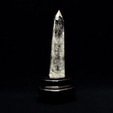 画像4: 水晶ポイント六角柱 - 約13.3cm【台座付】 (4)